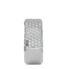 Lab Grown Round Cut Diamond Band Ring In Platinum