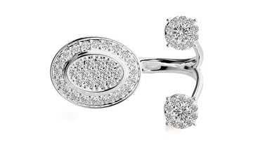 18K White Gold