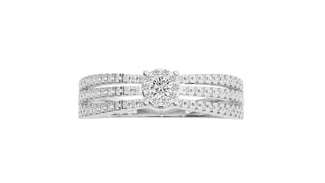18K White Gold