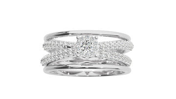18K White Gold