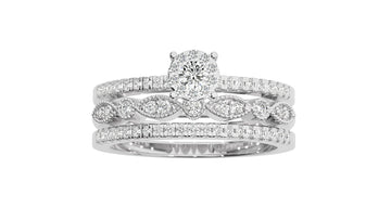 18K White Gold