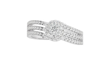 18K White Gold