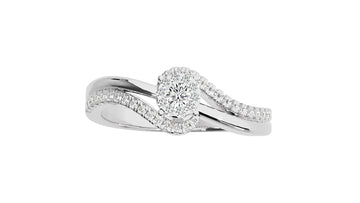18K White Gold