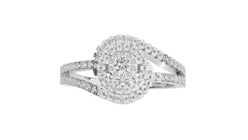 18K White Gold
