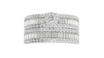 18K White Gold