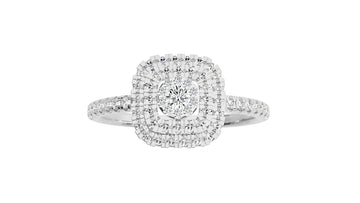 18K White Gold