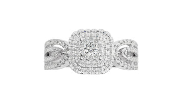 18K White Gold