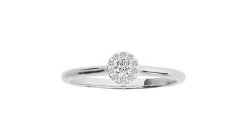 18K White Gold