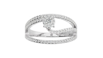 18K White Gold
