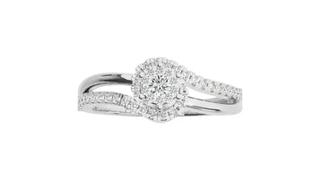 18K White Gold