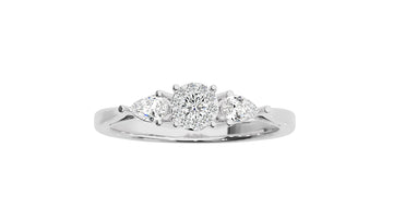 18K White Gold