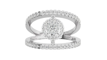 18K White Gold