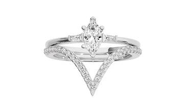 18K White Gold