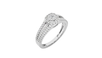 18K White Gold