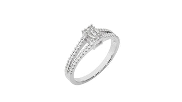 18K White Gold