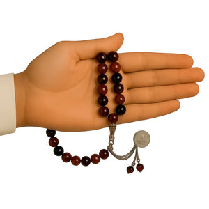 British Certified Natural Gems Brown Agate in luxurious box