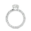 Lab Grown Round Diamond Solitaire Ring In Platinum