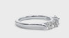 Lab Grown Round Cut Diamond Band Ring In Platinum