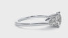 Lab Grown Round Cut Diamond In White Gold Three Stone Ring