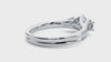 Lab Grown Round Cut Diamond In White Gold Three Stone Ring