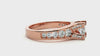 Lab Grown Round Diamond Halo Ring In Rose Gold