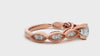 Lab Grown Round Cut Diamond Halo Ring In Rose Gold