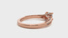 Lab Grown Round Diamond Halo Ring In Rose Gold