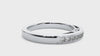 Lab Grown Princess Cut Diamond Couples Band Ring In Platinum