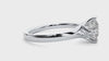 Lab Grown Round Cut Diamond In White Gold Ring 6 Prong