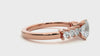 Lab Grown Round Cut Diamond Solitaire Ring In Rose Gold