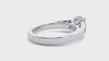 Lab Grown Round Diamond In Platinum Solitaire Ring