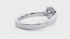 Lab Grown Round Diamond In White Gold Solitaire Ring