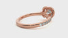 Alluring Lab Grown Heart Cut Diamond Halo Ring In Rose Gold