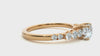 Lab Grown Round Diamond Halo Ring In Yellow Gold