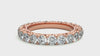 Lab Grown Diamond Band Ring In Rose Gold