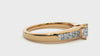 Lab Grown Princess Cut Diamond Solitaire Ring In Yellow Gold