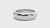 Classic: Heavy Men's White Gold Band Ring No Stones