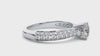 Lab Grown Round Cut Diamond In White Gold Solitaire Ring