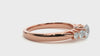 Lab Grown Round Diamond Solitaire Ring In Rose Gold