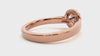 Lab Grown Round Diamond Solitaire Ring In Rose Gold